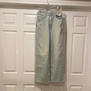 Levi's Light Blue Wide Leg Jeans
